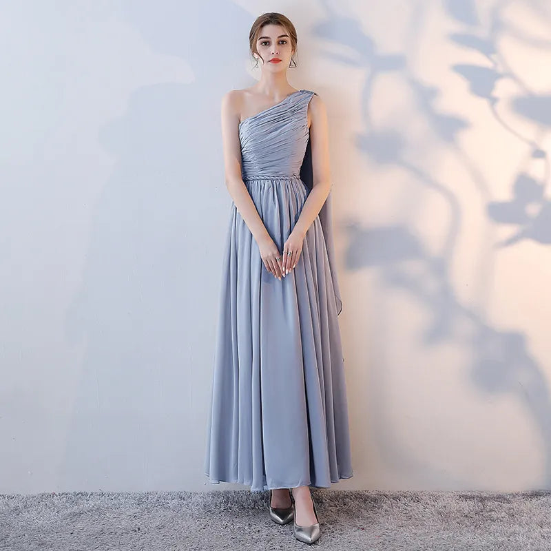 New Bridesmaid Dresses Pleated Floor Length Country Beach Wedding Guest Dresses Cheap Long Dress For Prom Dress For Formal Dress