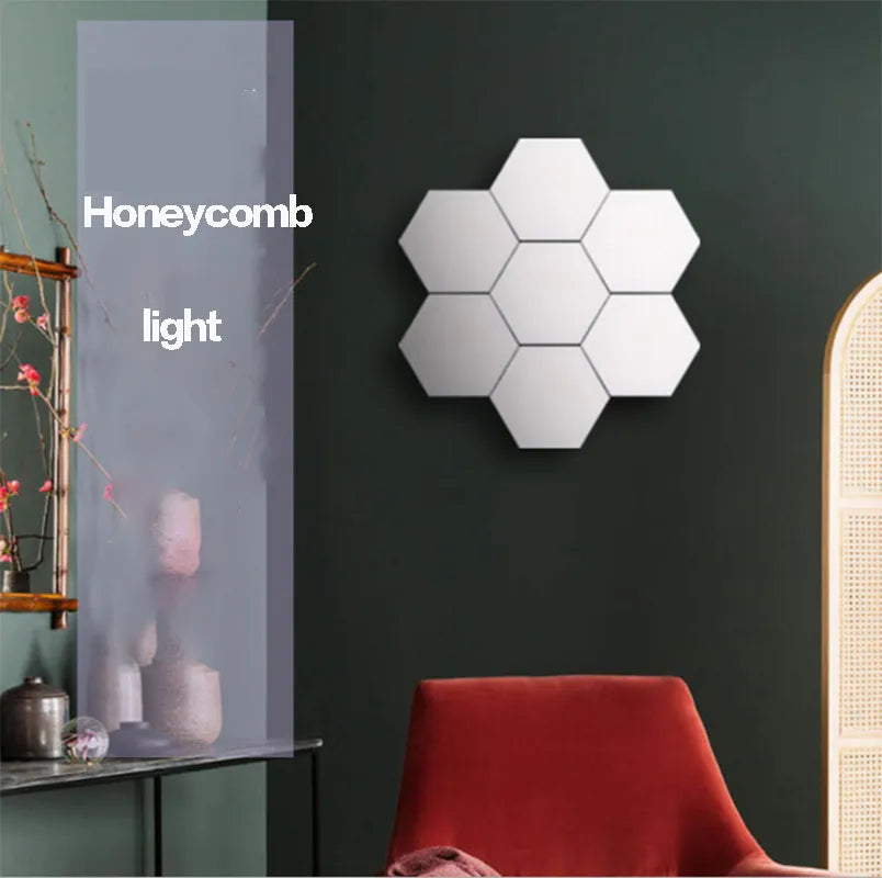 Quantum Wall Lamp LED Modular Touch Sensitive Lighting Hexagonal Lamps Night Light Magnetic Creative Decoration for Home Light